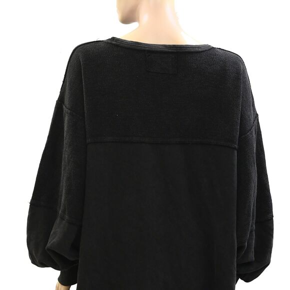 Free People We The Free Coastal Solid Crew Sweatshirt Top Pullover XS NEW 284870 - Picture 7 of 7